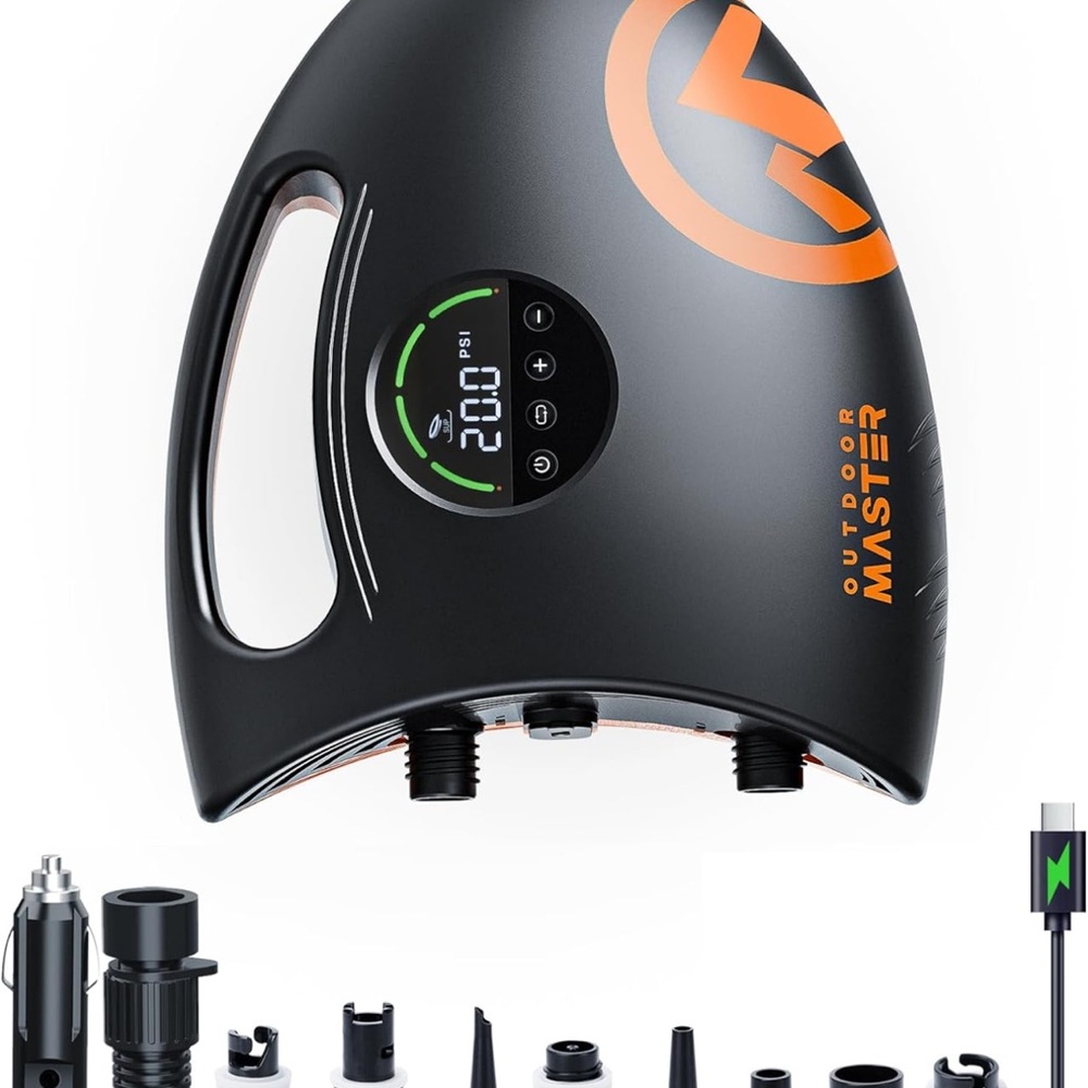 Outdoor Master Electric Air Pump with Digital Display brand new